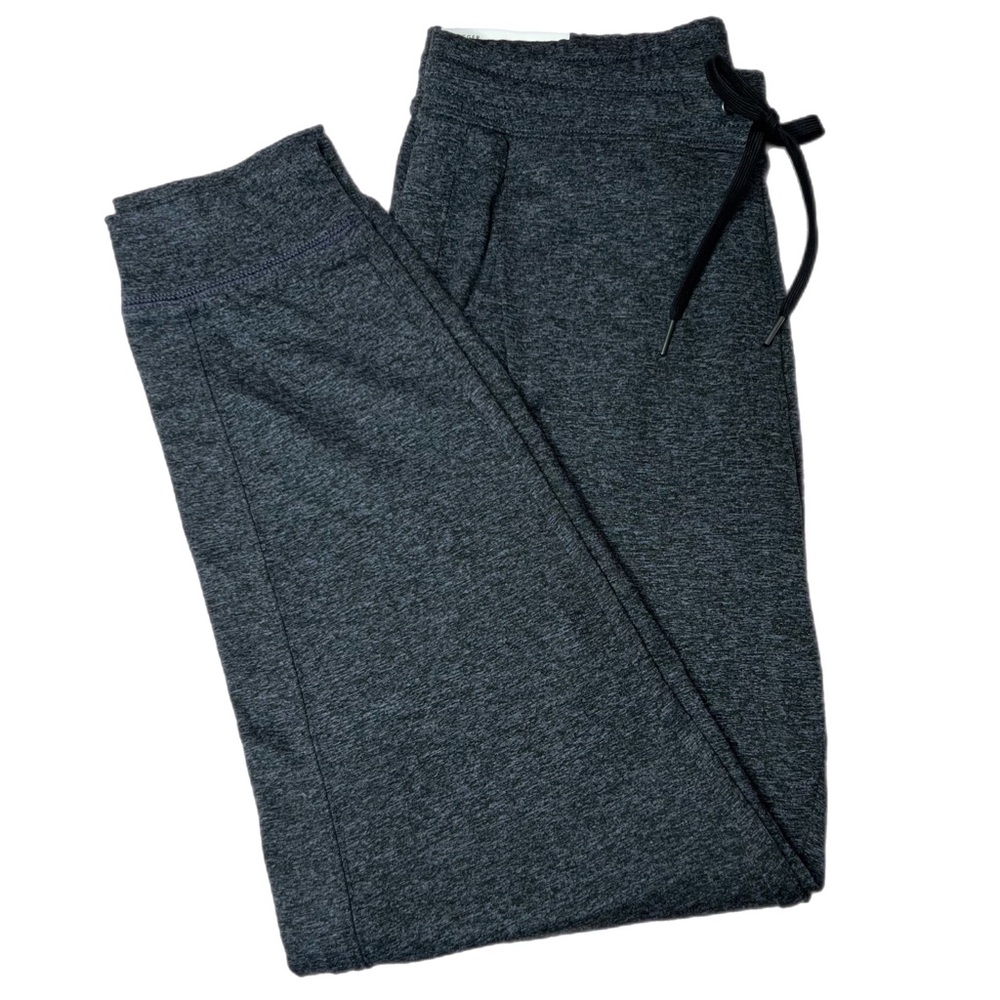 American Eagle Outfitters Gray Joggers with Tapered Legs and Elastic Cuffs